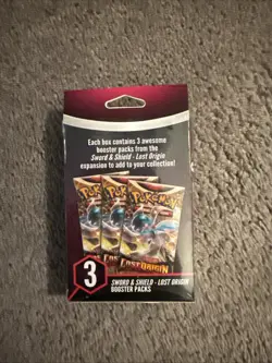 Pokemon TCG : Sword & Shield LOST ORIGIN 3 Booster Hanger Box - Sealed - NEW - Image 4