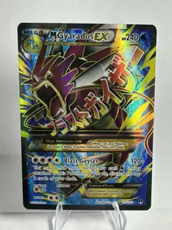 Pokemon TCG M Gyarados EX 115/122 Full Art Shiny Breakpoint NM- - Image 1