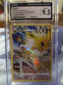 Jolteon Character Rare TG04/TG30 Brilliant Stars Pokemon Card NM - Image 1