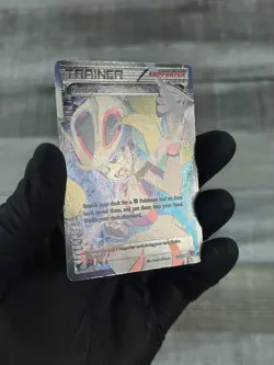 Pokemon Korrina Full Art Ultra Rare Holo Trainer XY Furious Fists 111/111 - Image 3