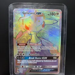 Genesect GX 224/214 Secret Rainbow Rare Pokemon TCG MP! - Image 1