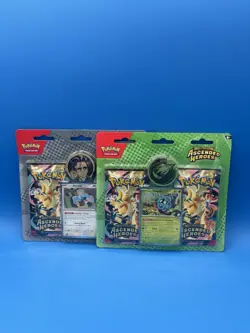 LOT OF 2 Pokemon TCG ME2.5 Ascended Heroes 2-Pack Blister Larry Erika Bundle NEW - Image 1