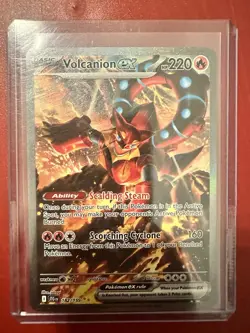 Pokemon TCG Volcanion EX #182/159 Journey Together - Image 1