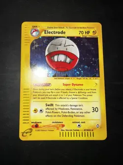 Pokemon TCG Electrode H7/H32 Aquapolis Holo - Image 1