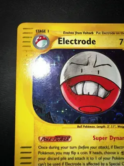 Pokemon TCG Electrode H7/H32 Aquapolis Holo - Image 3