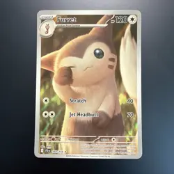Furret 168/159 Sv09: Journey Together Illustration Rare Holo 120HP Pokemon TCG - Image 1