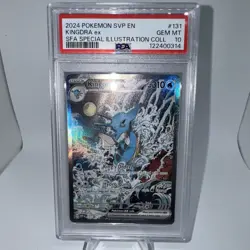 POKEMON SHROUDED FABLE KINGDRA EX #131 ILLUSTRATION PSA 10 GEM MINT #110495919 - Image 1
