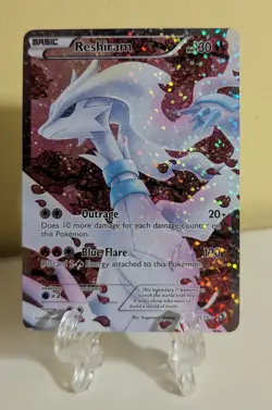 Pokemon Reshiram RC22/RC25 Full Art Holo-Legendary Treasures: Radiant Collection - Image 3