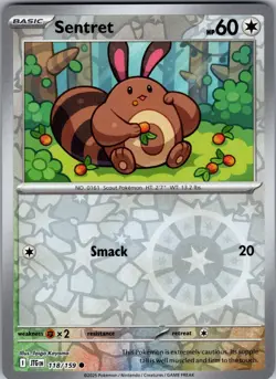 Sentret Journey Together 118/159 Common Reverse Holo Pokemon Near Mint - Image 1
