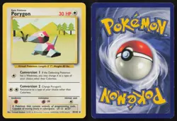 Porygon 39/102 Uncommon Base Set Unlimited Pokemon English LP - Image 3