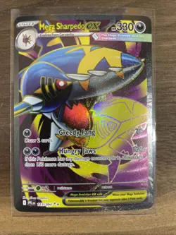 NM-Mint Mega Sharpedo ex - 113/094 - Ultra Rare Pokemon Phantasmal Flames - Image 1