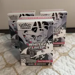 New and Sealed Pokemon TCG Scarlet & Violet White Flare Booster Bundle 3 Box - Image 1