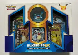(402971) Pokemon 2016 Blastoise EX Red & Blue Collection Box Factory Sealed Box - Image 1