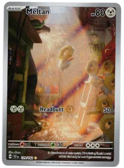 Meltan - Temporal Forces 179/162 - Illustration Rare - NM - Pokemon - Image 1