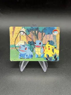 Pikachu Eevee Holo Pokemon Vintage Pocket Monsters Vending Prism Sticker 459 - Image 2