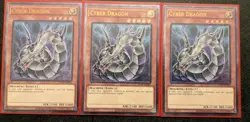Yugioh OTS 16 Ultimate Rare Cyber Dragon x 3 - Image 1