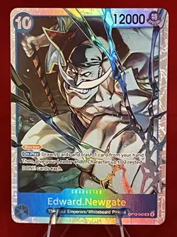 One Piece TCG English OP13-042 Edward Newgate SR Foil - Image 1