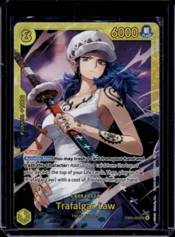 2026 One Piece Heroines Edition Trafalgar Law Secret Rare #EB03-062 - Image 1