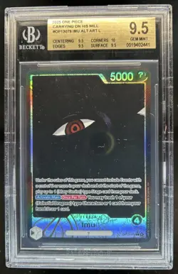 2025 One Piece Carrying On His Will Imu Leader Alternate Art #OP13-079 BGS 9.5 - Image 1