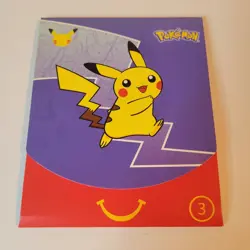 Pokemon 25th Anniversary McDonald's Booster Pack - 4 Cards Per Pack - Sealed - Image 1
