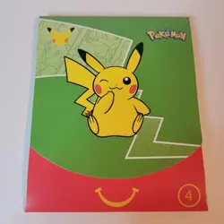 Pokemon 25th Anniversary McDonald's Booster Pack - 4 Cards Per Pack - Sealed - Image 3