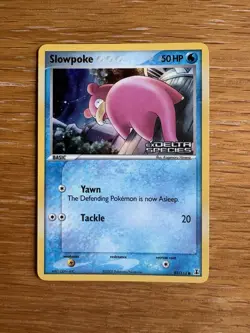 Slowpoke 83/113 Delta Species Reverse Holo Common Pokemon Card Stamped LP - Image 1