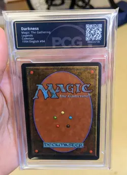 MTG English Legends #94 Darkness PCG 9.5 Gem Mint Magic Card (1994) - Image 3