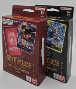 One Piece CCG Sound Loader Vol. 1 & 2 - 2-PACK One of Each Color/Card SEALED - Image 1