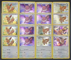 Pokemon TCG Eevee Holo Black Star Promo Lot SWSH BSP English NM-LP 16 Cards - Image 1
