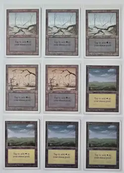 Unlimited Magic the Gathering 65 Card Basic Land Lot LP-MP ENGLISH - Image 5