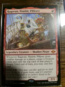 Ragavan, Nimble Pilferer Modern Horizons 2, Regular Card NM - Image 1