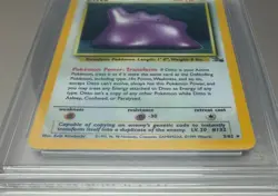 Ditto 3/62 Year 1999 Fossil Set Get Graded 8.5 NEAR MINT Stunning Rare Card - Image 2