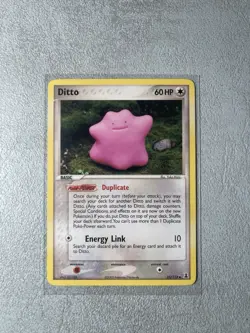 Pokemon TCG Ex Delta Species Ditto 35/113 Non-Holo NM Pokemon Card - Image 1