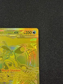 Pokemon Mega Greninja EX 122/086 Full Art Holo Card - Water, Stage 2, 350 HP - Image 5