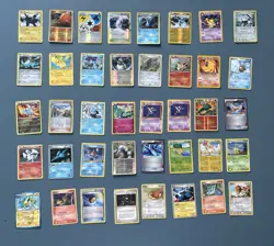 Lot of 40 Old/Rare/Holo Pokemon TCG Trading Cards - Image 1