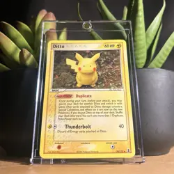Ditto Pikachu 39/113 Non Holo Delta Species Pokemon Card NEAR MINT! Yuka Morii - Image 4