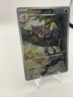 Liepard 137/086 White Flare Illustration Rare Holo Full Art SV Pokemon Card - Image 2
