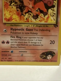 Pokemon TCG Brock's Vulpix Gym Challenge 37 /132 Unlimited Uncommon Card - Image 3