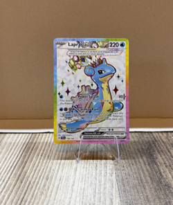 Lapras ex 158/142 SV07 Stellar Crown Holo Pokemon Card - Image 1