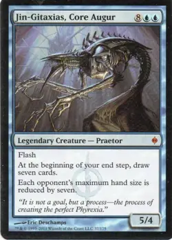 MTG: New Phyrexia: Jin-Gitaxias, Core Augur: Lightly Played Condition - Image 1