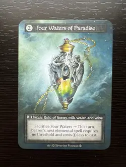 Four Waters Of Paradise Sorcery Contested Realm Arthurian Legends Unique NM - Image 1