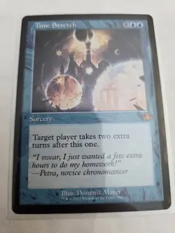 mtg, Time Stretch (Retro Frame) Dominaria Remastered Regular NM - Image 1