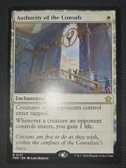 MTG Authority Of The Consuls 0137 Rare NM - Image 1