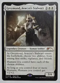Greymond, Avacyn's Stalwart Mythic Rare Secret Lair Magic the Gathering NM ENG - Image 1