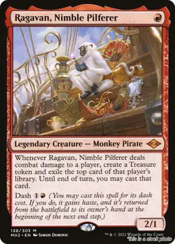 Ragavan, Nimble Pilferer [MH2 - 138] - NM TCG MTG - Image 1