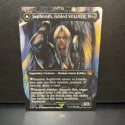 Sephiroth, Fabled SOLDIER Final Fantasy Mythic 0317 FIN Borderless NM Magic - Image 1