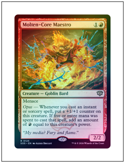 Molten-Core Maestro, Foil, Magic the Gathering MTG NM - Image 1