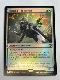 Stirring Hopesinger [SOS - 35] - NM [Foil] TCG MTG - Image 1