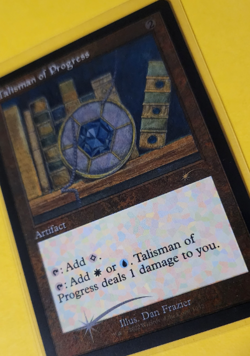 TALISMAN OF PROGRESS - Retro Frame Foil - Secret Lair - MTG Rare - Dan Frazier - Image 2