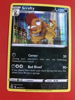 SCRAFTY 042/073 Holo Rare Lot Of 11 - Pokemon Trading Card Game Nintendo - Image 3